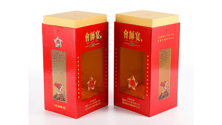 Various grades of wine packaging box technology