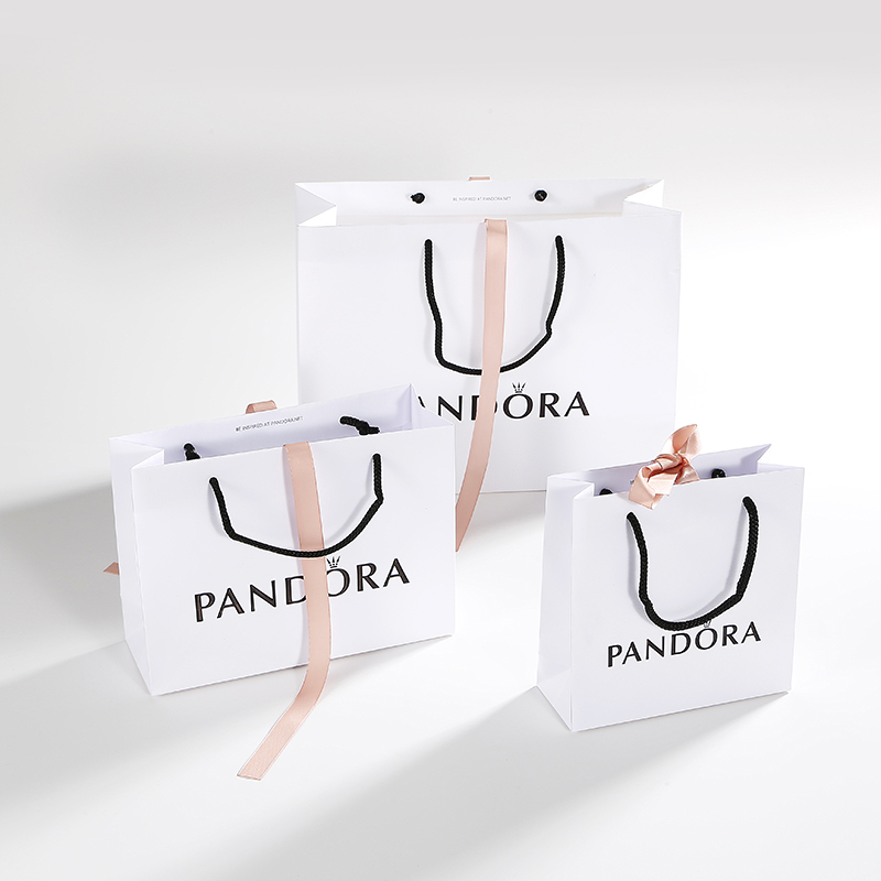 White cardboard gift boxes