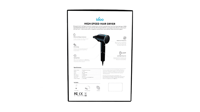 hair dryer packaging box