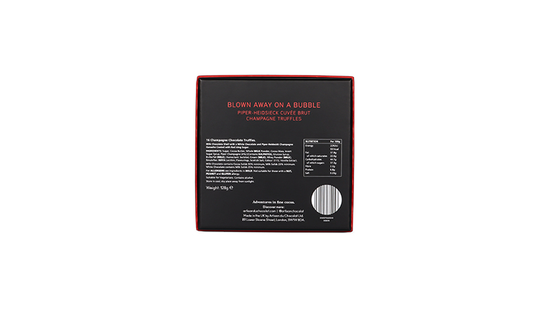 Chocolate packaging box