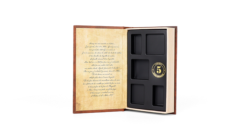 RX Packaging helps L’Atelier n° 5 create a unique chocolate gift box
