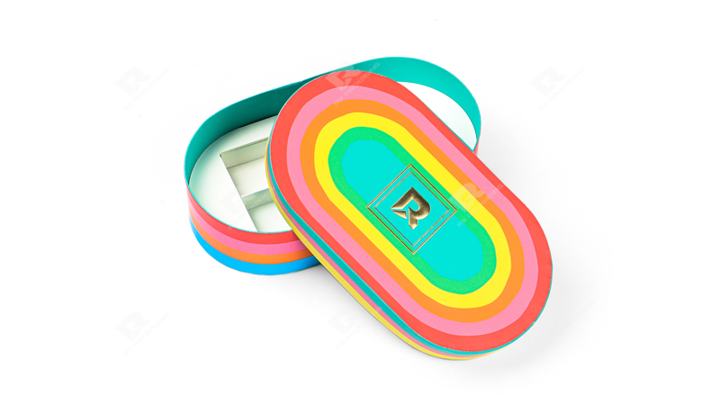 RX Packaging Designs a Custom Oval Cosmetic Packaging Box That Combines Artistry and Function