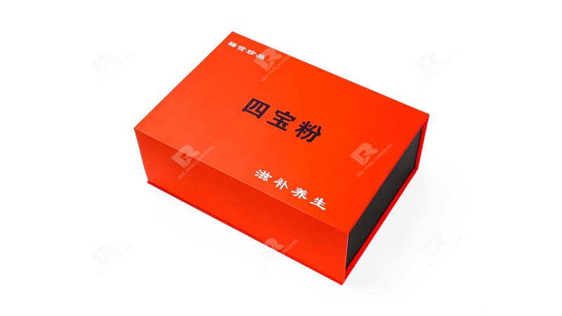 Premium Custom Gift Packaging Box for Herbal Health Product “Si Bao Powder”