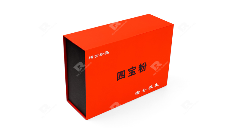 Premium Custom Gift Packaging Box for Herbal Health Product “Si Bao Powder”