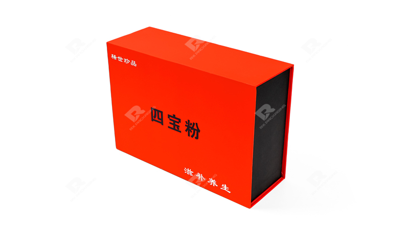 Premium Custom Gift Packaging Box for Herbal Health Product “Si Bao Powder”