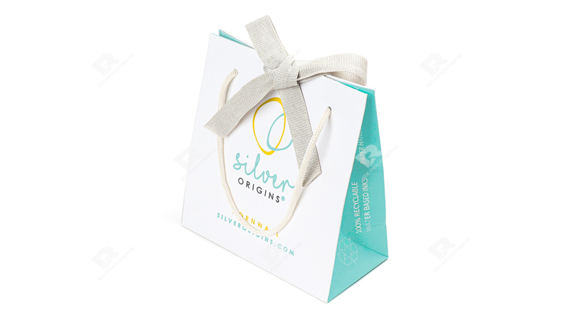 Premium Custom Shopping Bag for a UK Silver Jewelry Brand