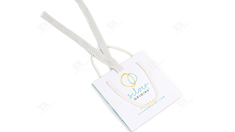Premium Custom Shopping Bag for a UK Silver Jewelry Brand