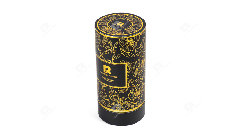 Luxury Black and Gold Perfume Packaging Box by RX Packaging