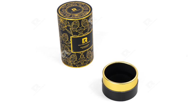 Luxury Black and Gold Perfume Packaging Box by RX Packaging