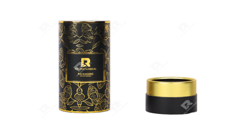 Luxury Black and Gold Perfume Packaging Box by RX Packaging