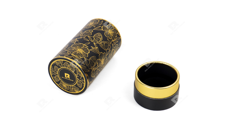 Luxury Black and Gold Perfume Packaging Box by RX Packaging