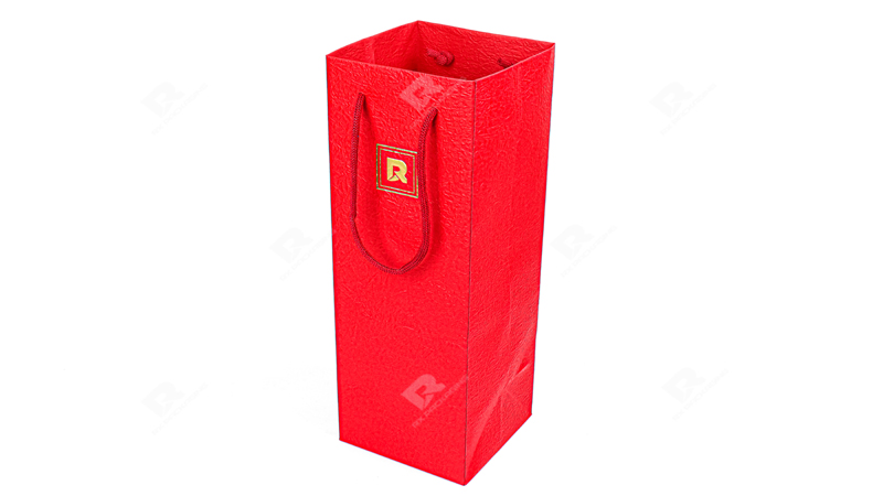 Premium Red Wine Gift Bag Solutions by RX Packaging