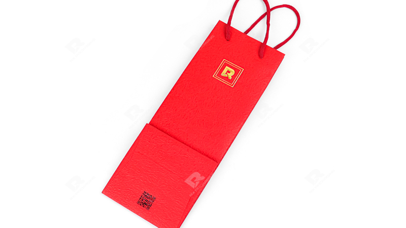 Premium Red Wine Gift Bag Solutions by RX Packaging