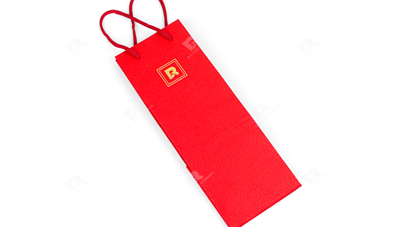 Premium Red Wine Gift Bag Solutions by RX Packaging