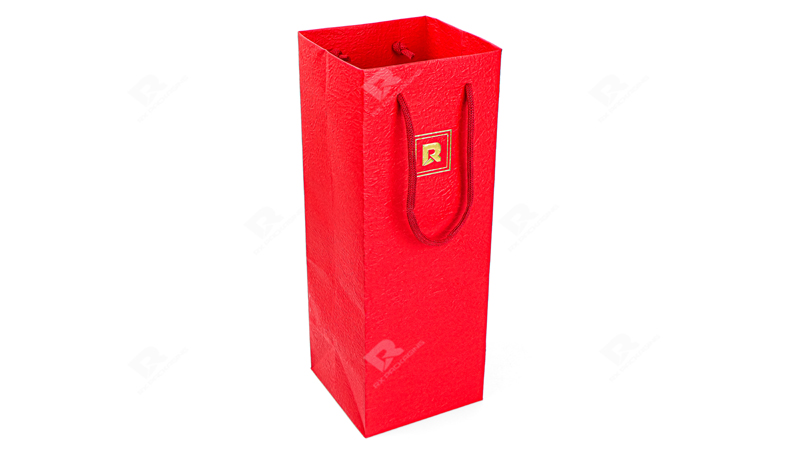 Premium Red Wine Gift Bag Solutions by RX Packaging