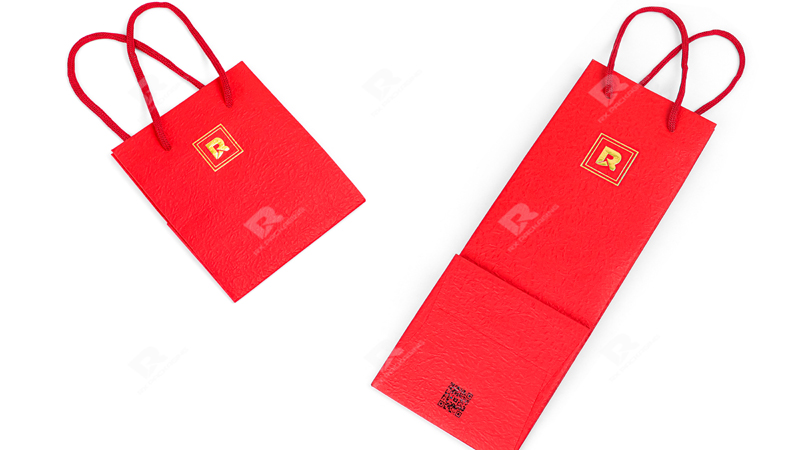 Luxury Red Gift Bags – Customizable Solutions by RX Packaging
