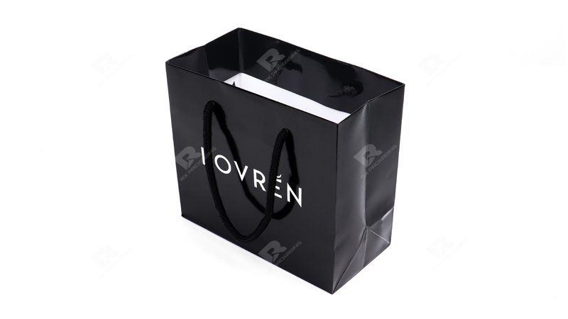 Premium Black Gift Bag Design — Elevate Your Brand with RX Packaging