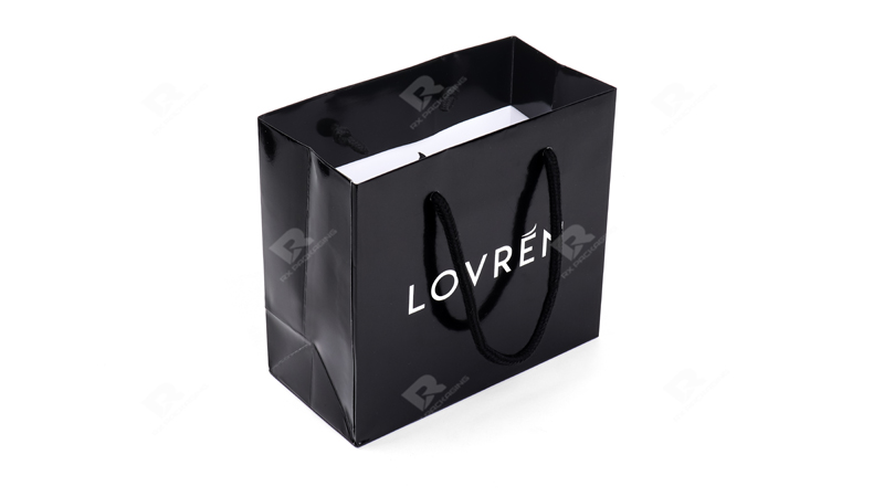 Premium Black Gift Bag Design — Elevate Your Brand with RX Packaging