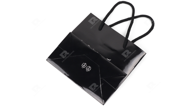 Premium Black Gift Bag Design — Elevate Your Brand with RX Packaging