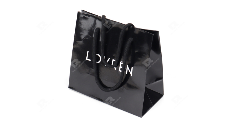 Premium Black Gift Bag Design — Elevate Your Brand with RX Packaging