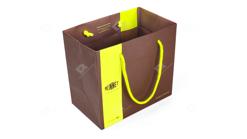 Elegant and Practical: RX Packaging’s Custom Brown Square Gift Bag