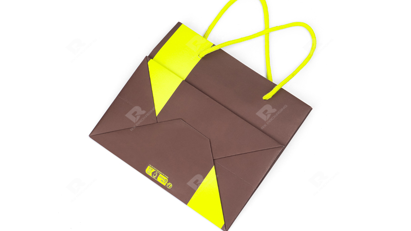 Elegant and Practical: RX Packaging’s Custom Brown Square Gift Bag