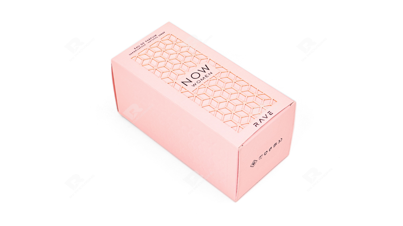 Elegant Pink Perfume Box — Customized Design by RX Packaging Elegant Pink Perfume Box — Customized Design by RX Packaging