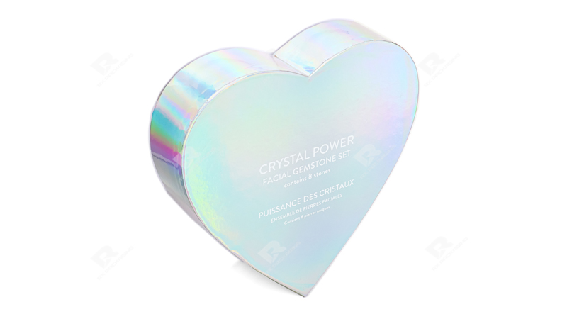Stunning Heart-Shaped Cosmetic Packaging Box: A Luxurious, Customizable Design by RX Packaging