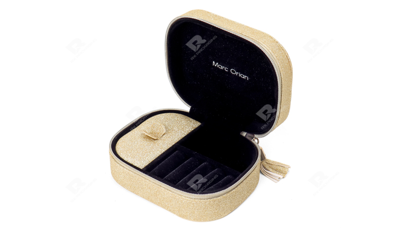 Luxury Gold PU Jewelry Packaging Box by RX Packaging — Elevate Your Brand with Premium Craftsmanship