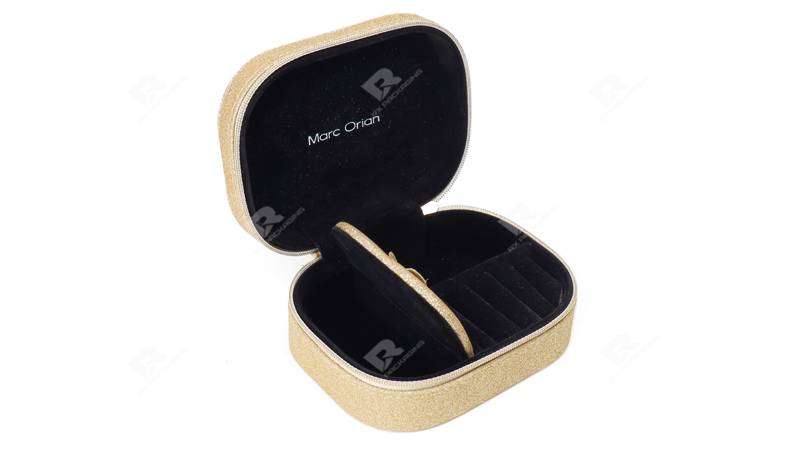 Luxury Gold PU Jewelry Packaging Box by RX Packaging — Elevate Your Brand with Premium Craftsmanship