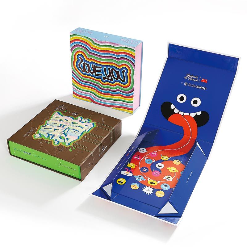 Sushi collapsible box