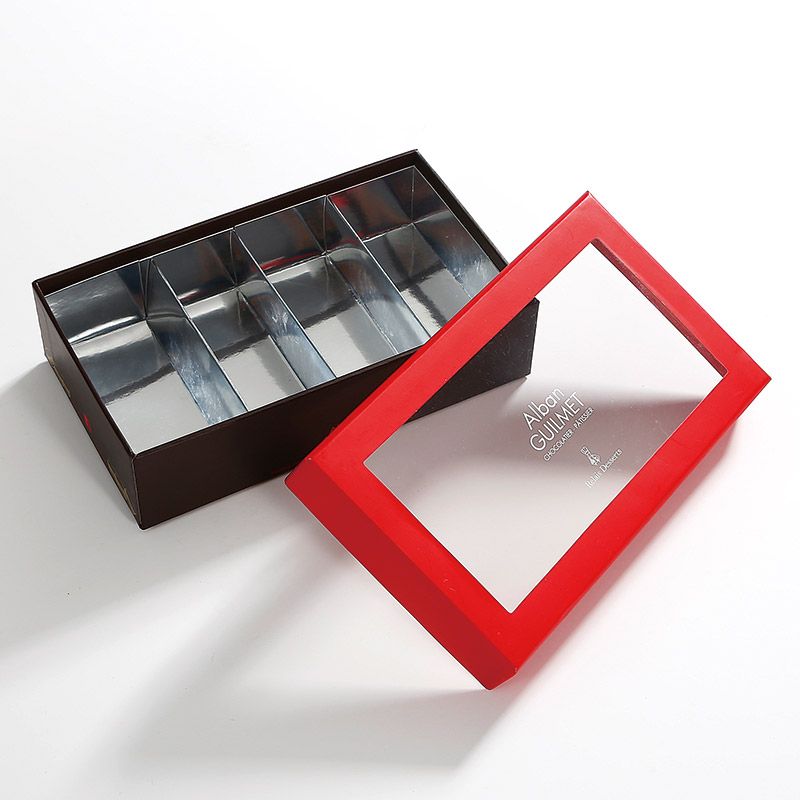 Chocolate box with window