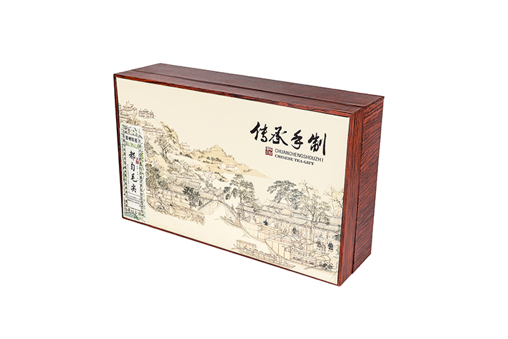 RX Packaging creates pure wooden tea gift boxes