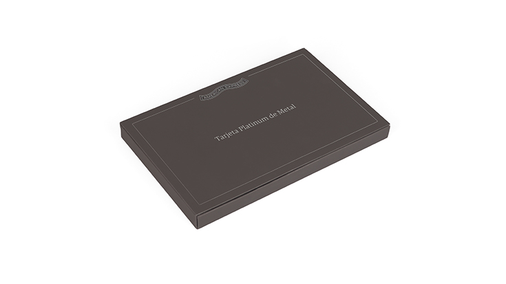 Exquisite and noble: American Express Platinum Card Packaging Box