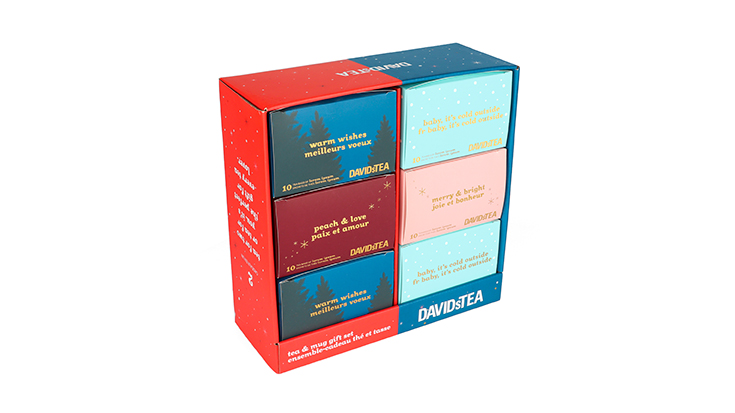 Innovative design of display rack tea packaging box