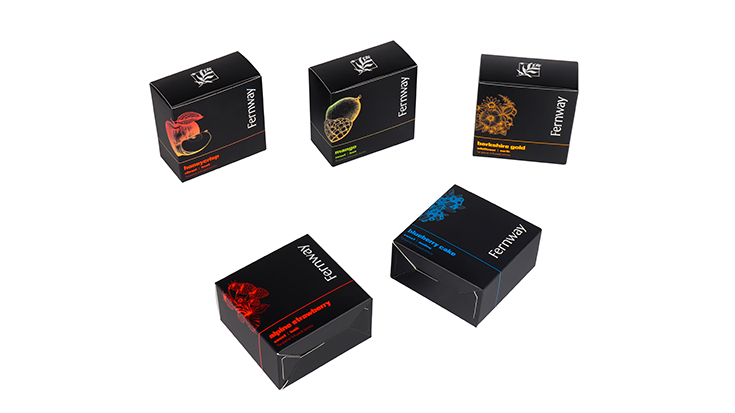 RX Packaging creates multi-flavor e-cigarette packaging boxes for Fernway