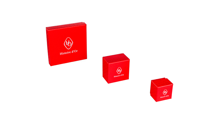 RX Packaging creates high-end and exquisite jewelry packaging boxes for Histoire d'Or