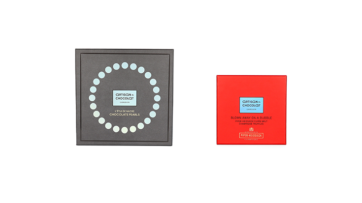 Chocolate packaging designed by RX Packaging for ARTISAN DU CHOCOLAT