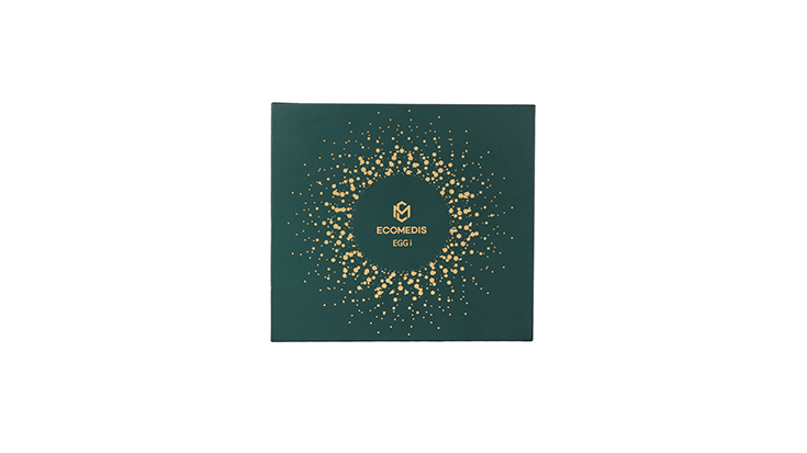 RX Packaging designs high-end gift boxes for ECOMEDIS EGGi to enhance brand value