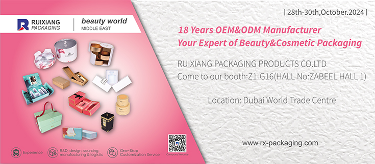 RX Packaging invites you to Beauty World Middle East 2024