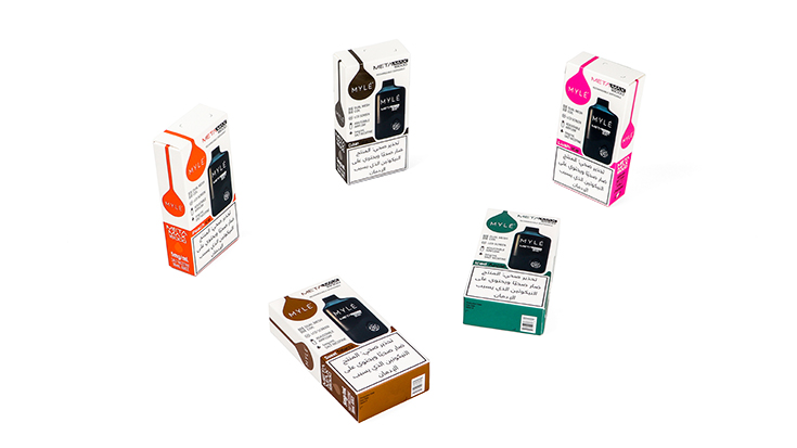 RX Packaging designs vaping packaging for MYLE