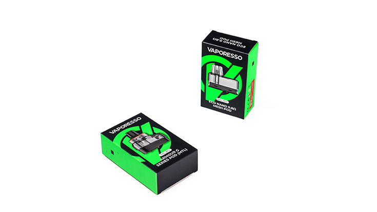 Innovative design: RX Packaging customizes vaping CARTRIDGE DEPOSIT packaging box for Vaporesso