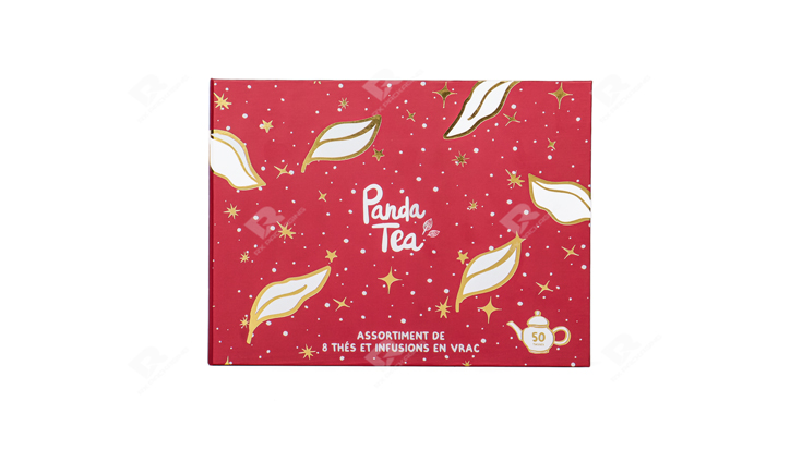 Premium Custom Tea Packaging Box by RX Packaging for Panda Tea