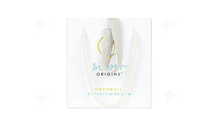 Premium Custom Shopping Bag for a UK Silver Jewelry Brand
