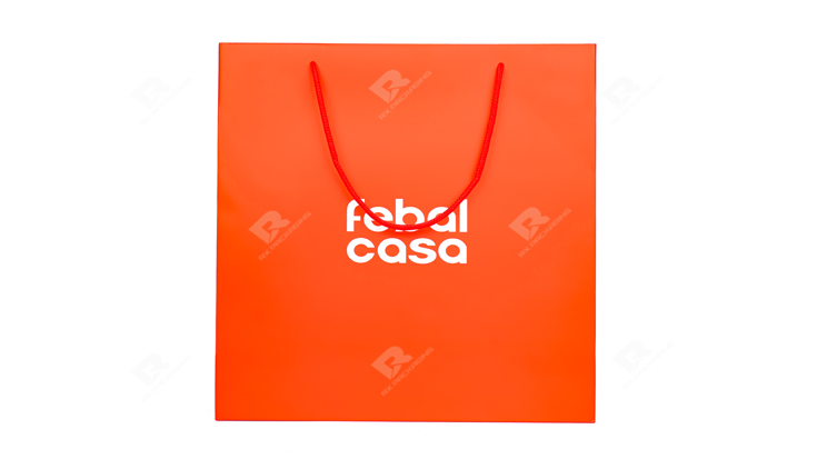 Make Your Brand Go Viral! RX Packaging's Custom Orange Gift Bag with Style & Impact
