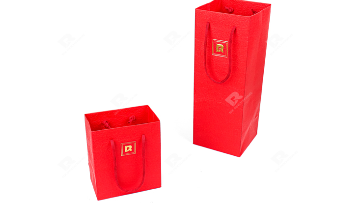 Luxury Red Gift Bags – Customizable Solutions by RX Packaging