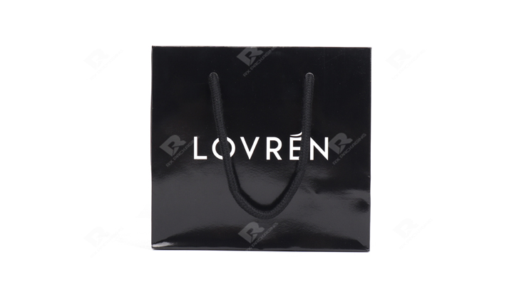 Premium Black Gift Bag Design — Elevate Your Brand with RX Packaging