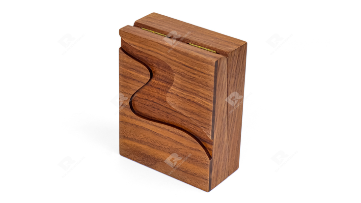 Premium Wooden Flip-Top Perfume Box — A Masterpiece of Craftsmanship by RX Packaging