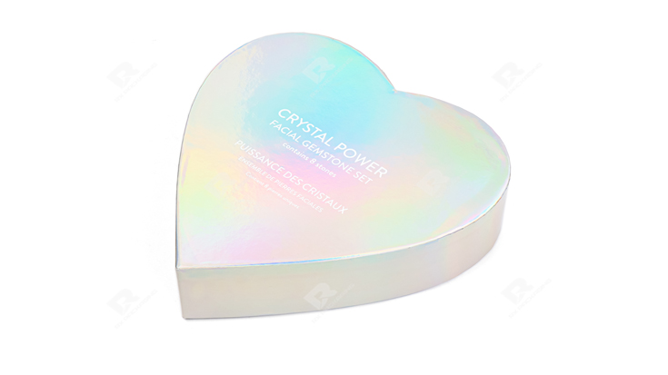 Stunning Heart-Shaped Cosmetic Packaging Box: A Luxurious, Customizable Design by RX Packaging